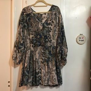 Free people tunic blouse / mini dress